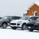 I wanted to drive the brown Cayenne so much, but unfortunately, it’s limited to tow duty for this program. Photo credit: Porsche